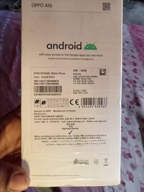 Exchange oppo a16  condition 10/10  ram4 ROM 64 Exchange with Samsung 6