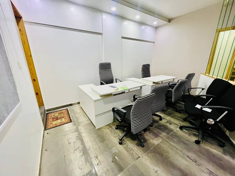 DHA Phase 8 1000sqrfit Office Fully Furnished 10