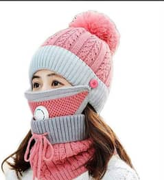 winter cap mask or mafloer