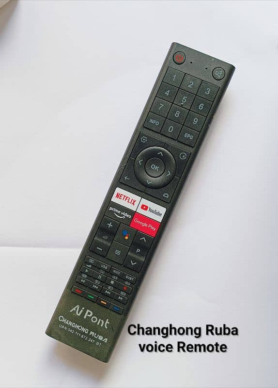 Changhong Ruba Smart Android Led Tv Remote Control 03008010073 9