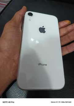 Iphone Xr White Colour Jv sim time available best condition All Okay 0