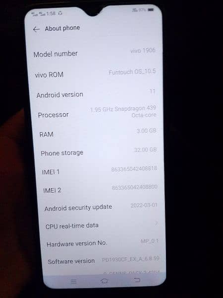 Vivo y 11 condition 10 by 10 ha 4