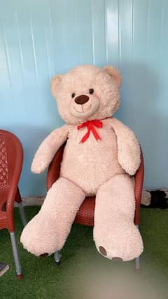 FOR SALE: Adorable 5-Foot Light Brown Teddy Bear!