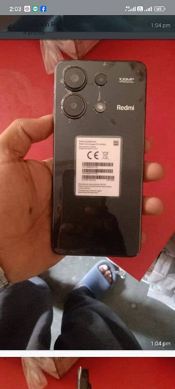 redmi note 13. bilkol new. just five days use 2