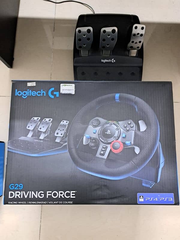 logitech g29 + table+ manual gear 4