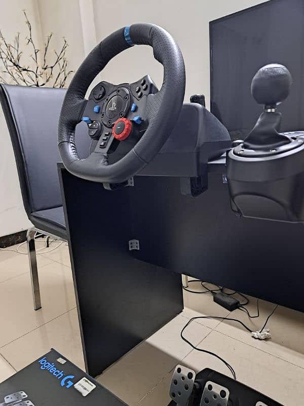 logitech g29 + table+ manual gear 6