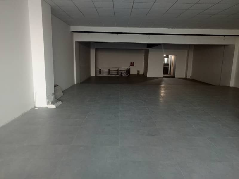 1 kanal tile floor brand new 3rd floor Hall for rent at the prime location off Johar Town 3