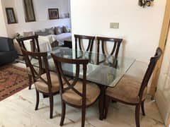 Sheesham wood Dining table for six (Excellent condition)