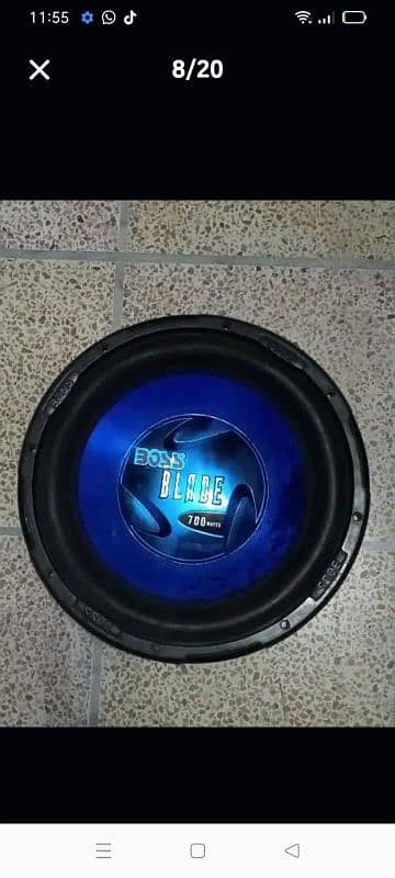 BOSS car sound system deck woofer 6