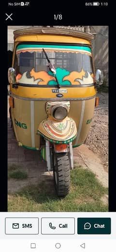 Pick and drop service available CNG Rickshaw