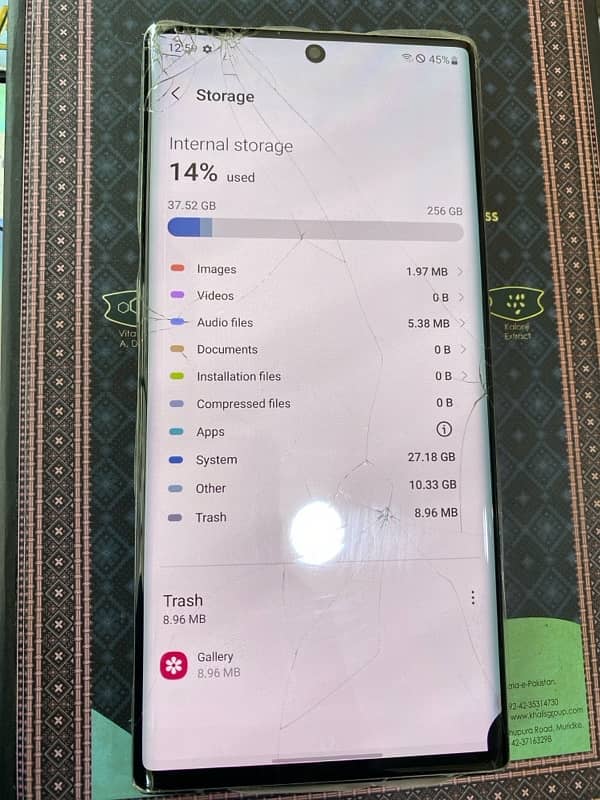 Samsung Note 10 plus 5G 256 GB 6