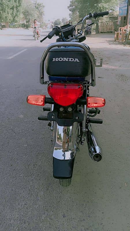 Honda CD 70 for sale blue colour open letter 2