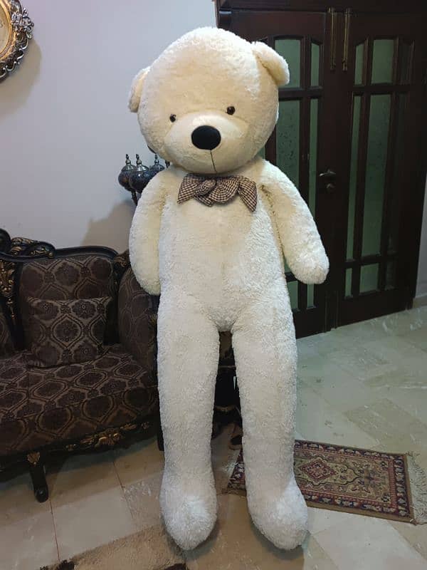 White teddy bear 0