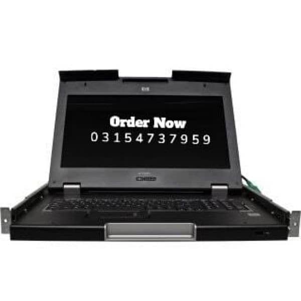 17 inch TFT LCD with keyboard mouse  HPE TFT7600 G2 Rackmount   KVM 2