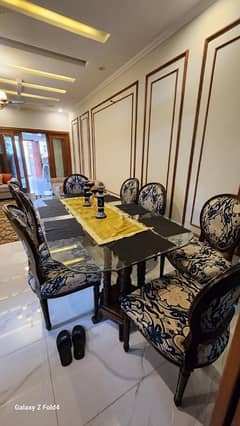 dining table with 8 chairs chenoti shasham wood