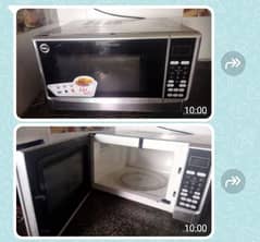 pel microwave silver body