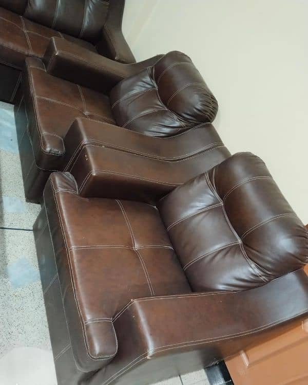 5 piece leather sofa set 2