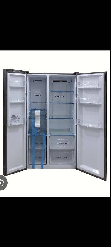 Slightly used double door defrost Haier Refrigerator with Freezer 7