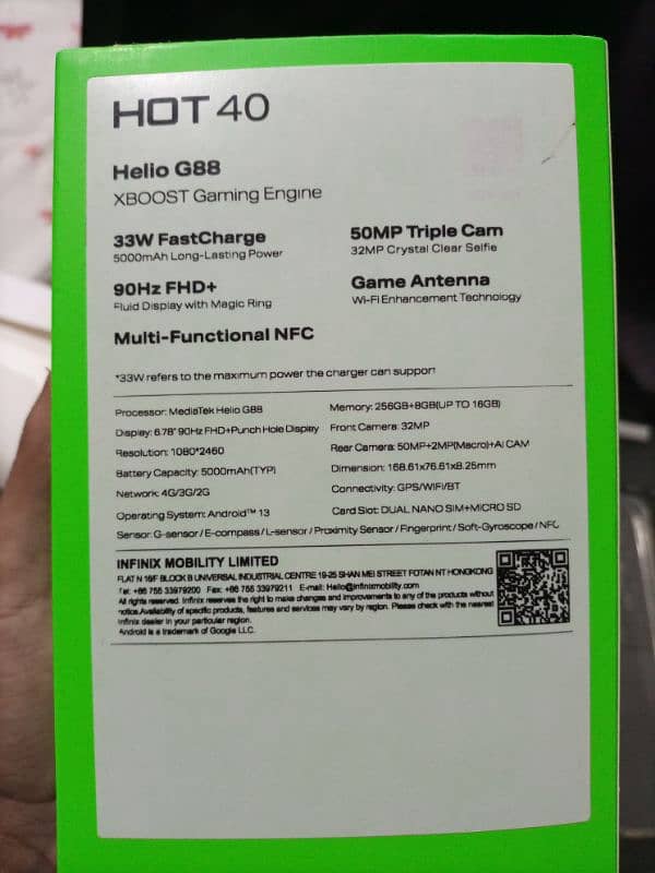 Infinix hot 40 10