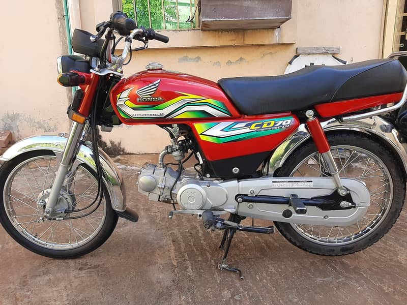 Honda CD 70 2022-23 islamabad number 1