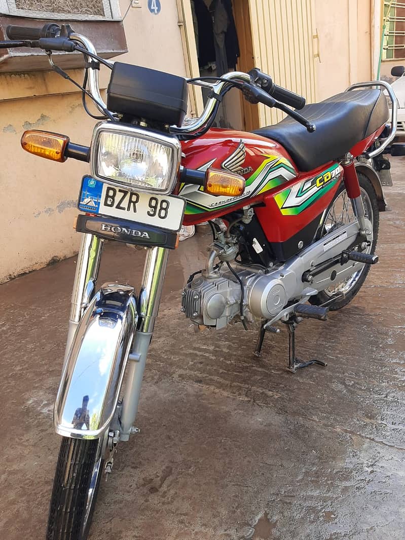 Honda CD 70 2022-23 islamabad number 3