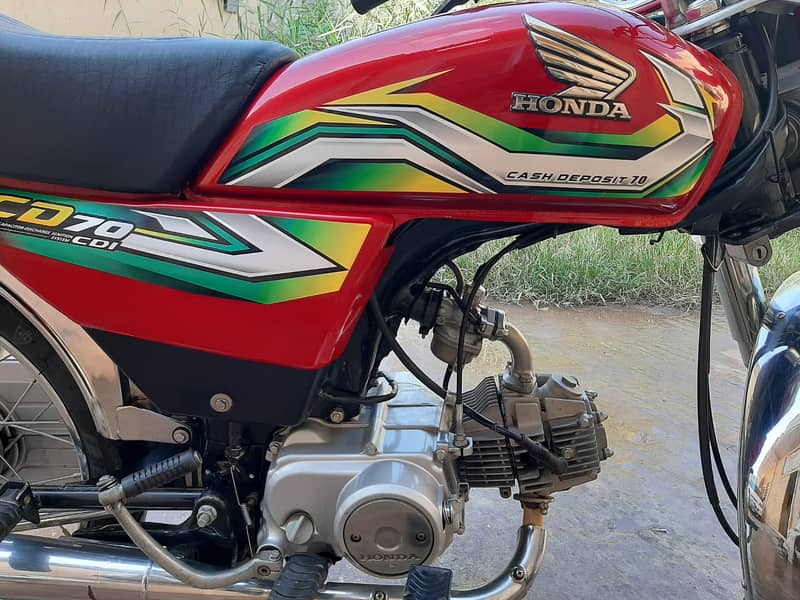 Honda CD 70 2022-23 islamabad number 5