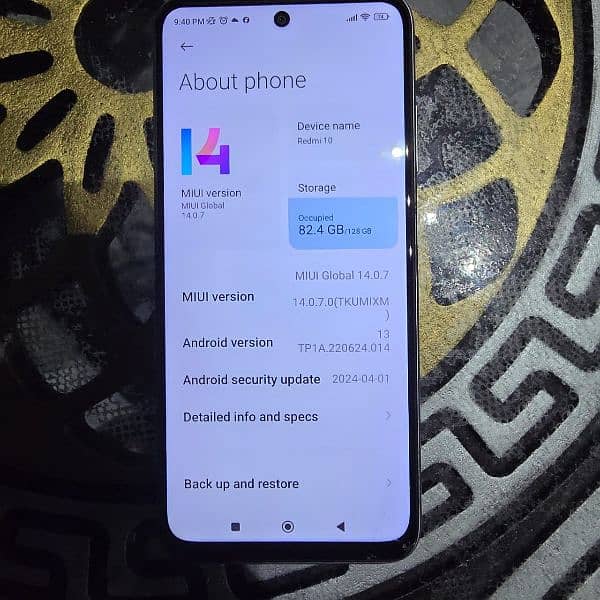 redmi 10 good condition no any fault with full box exchange possible 3