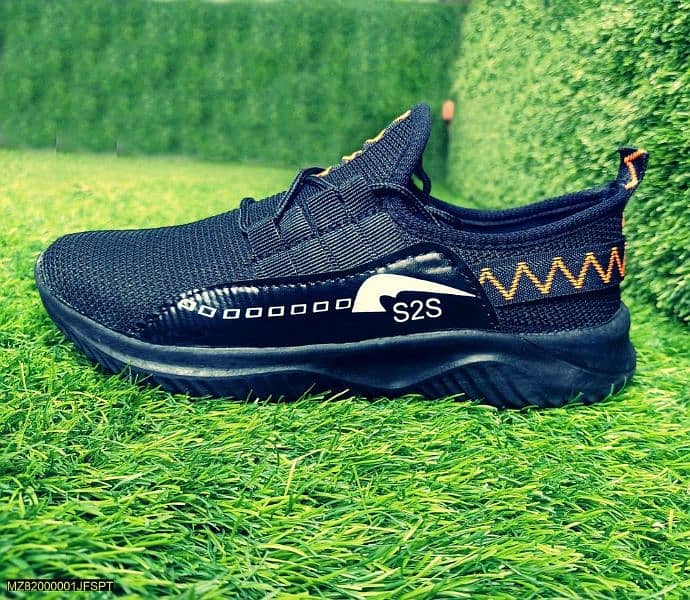 Men's Running Walking Casual Shoes-JF015, Black 5