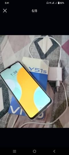 I want to sale my vivo y51s 8 128 complete box