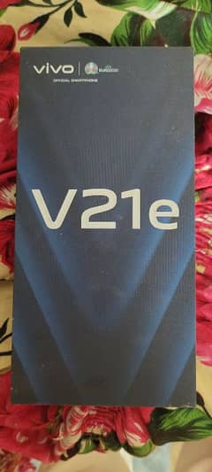 vivo v 21e 8 128 box charger K sath 0