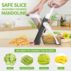 Mandoline Vegetable Cutter Chopper Adjustable Multi-function Vertical