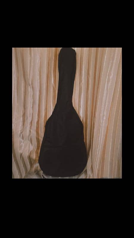 Black tinted aucustic 38 inches guitar for sale 4