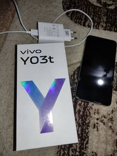 vivo y 03t open box with charger