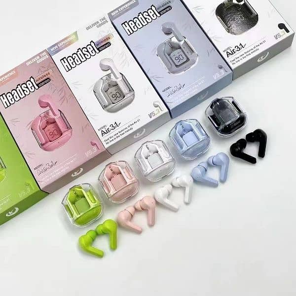 Air 31 TWS Transparent Earbuds All colors available 0