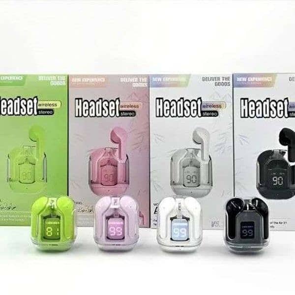 Air 31 TWS Transparent Earbuds All colors available 1