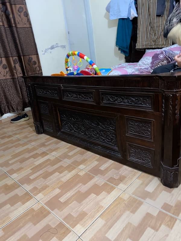 King Size Bed with Side tables and Dressing table 2