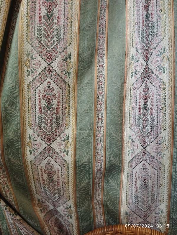 white / blue / velvet / curtain / chiffon / lounge / drawing room 11