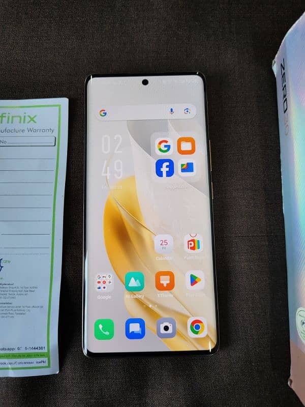 INFINIX ZERO 30, 256GB, 8+8GB, 3MONTH WARRANTY 9