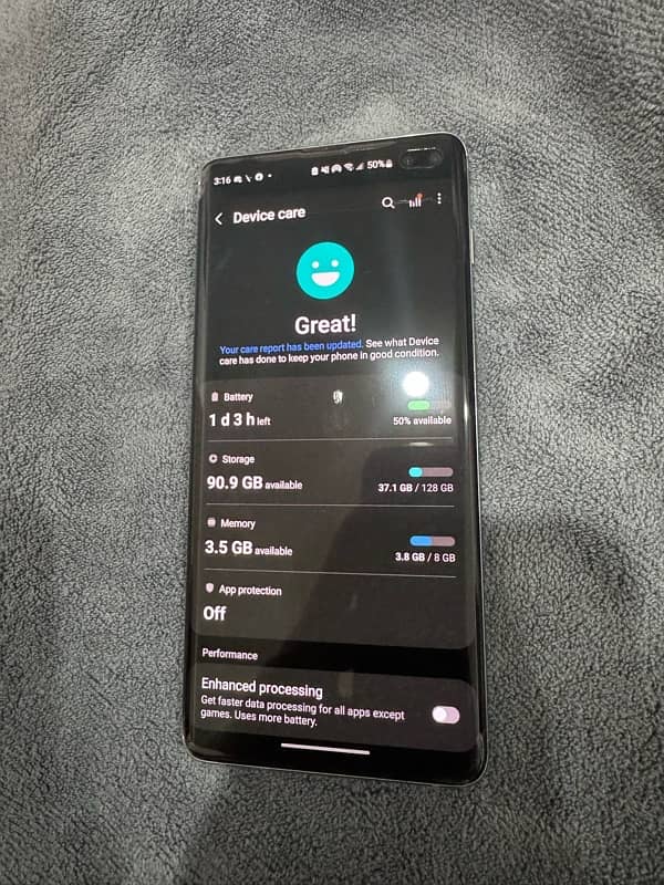 Galaxy S10 Plus 8/128gb Dual Sim Pta Approved Prism Green 3