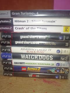 PS2 and ps3 games for sell   GTA V, GTA IV , ac 4, watch dog etc