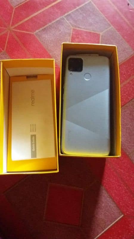 realme c15 with box charger 0