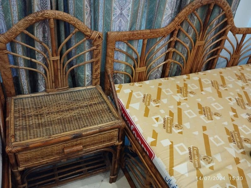 cane bed / wooden bed / water proof / light weight and strong 4