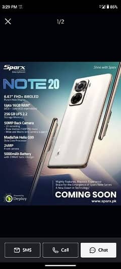 Sparx Note 20