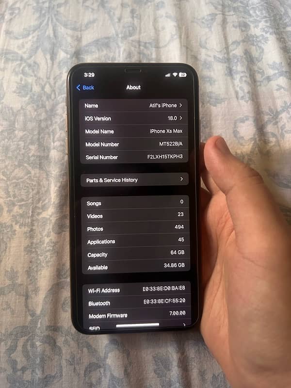 iPhone XS Max 64gb pta approved 4