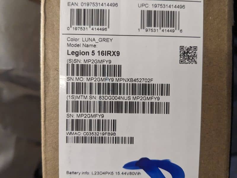 Lenovo legion 5 16IRX9 4