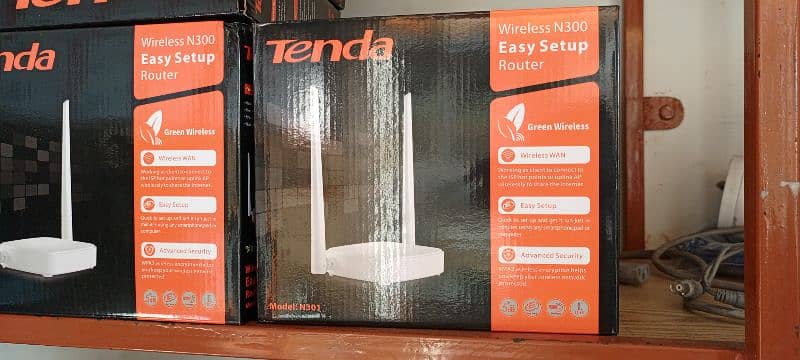 TENDA ROUTER DOBULE ANTINA (N301) 2