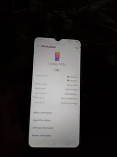 Galaxy a03S 3GP 32 GB no box only charger finger not work