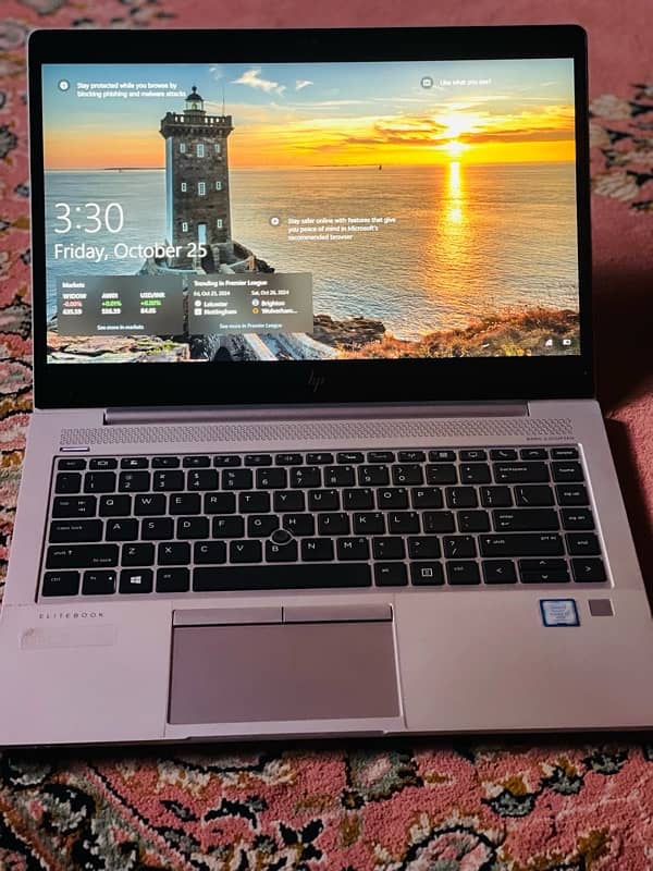 hp elitebook 840 g5, touch screen core i7 8 gen. 8/ 256gb 1