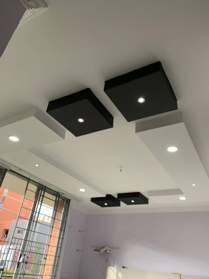 Office ceiling,false ceiling, pop ceiling, Gypsum Panel Ceiling, 15