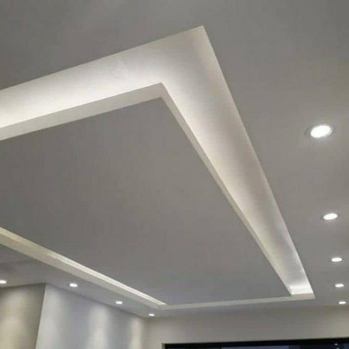 Office ceiling,false ceiling, pop ceiling, Gypsum Panel Ceiling, 17